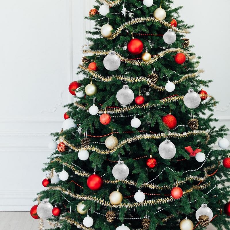 8cm Ornamente Mingi de Crăciun Pandantive Globul de Crăciun Decoratiuni Pom de Crăciun Pentru Petrecerea Crăciunului Sărbători Nunta
