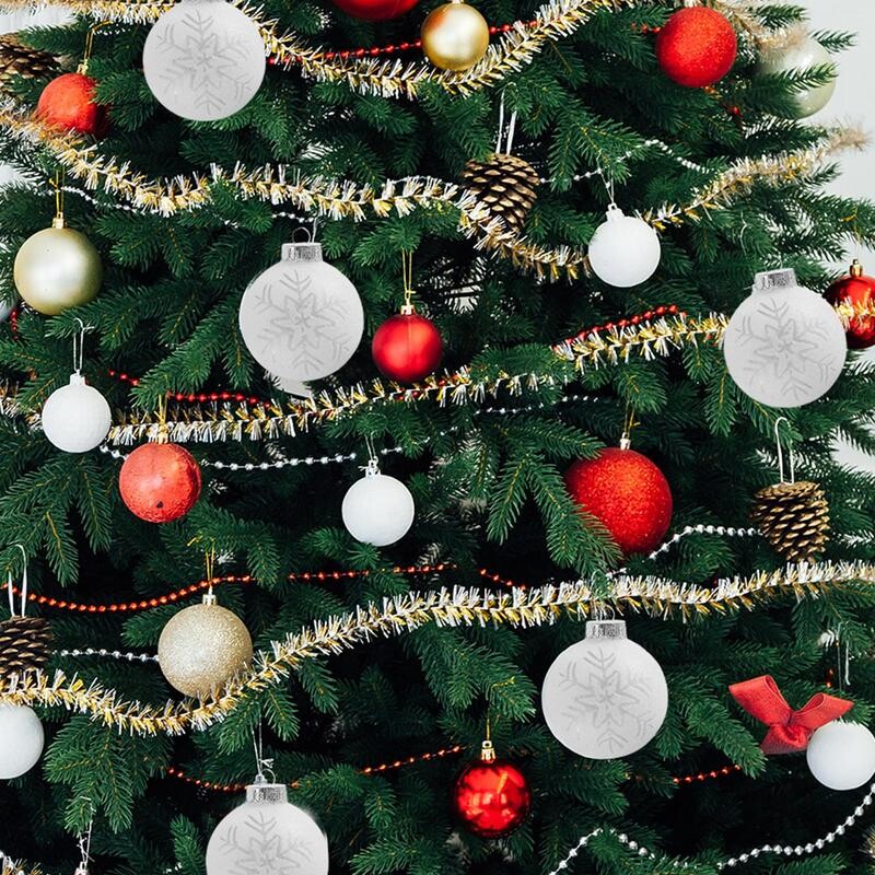 8cm Ornamente Mingi de Crăciun Pandantive Globul de Crăciun Decoratiuni Pom de Crăciun Pentru Petrecerea Crăciunului Sărbători Nunta