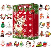 Ziemassvētku laika atskaites kalendārs meitenēm Ziemassvētku adventes kalendārs piekariņi Atslēgu piekariņi Rotaļlietas Ziemassvētku eglīšu rotājumi bērniem Dāvanas