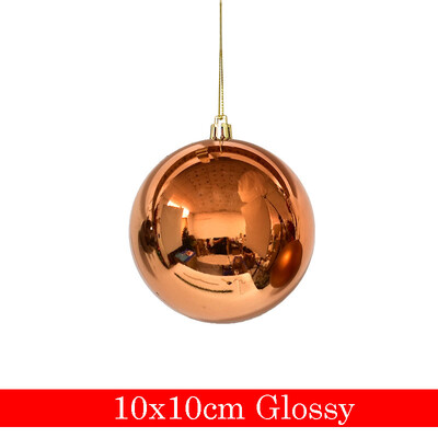 Železosivá bronzová vianočná guľa dekorácia 8/10/12/20cm vianočný stromček závesné gule záhrada interiérová vonkajšia bytová dekorácia