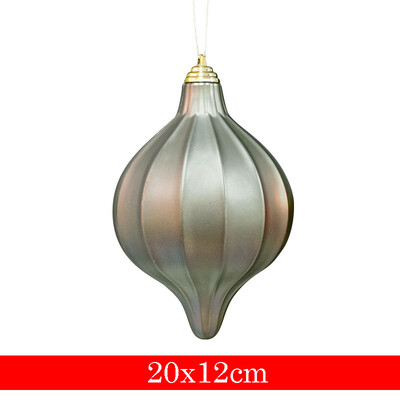 Železosivá bronzová vianočná guľa dekorácia 8/10/12/20cm vianočný stromček závesné gule záhrada interiérová vonkajšia bytová dekorácia