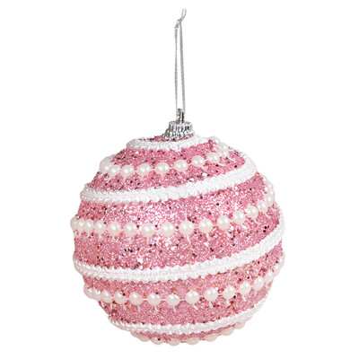 2/4 τεμ. Χριστουγεννιάτικες μπάλες 8 εκ. Glitter Χριστουγεννιάτικες μπάλες που κρέμονται από αφρό μπιχλιμπίδι Κρεμαστό στολίδια Χριστουγεννιάτικη διακόσμηση για το σπίτι 2023 Navidad