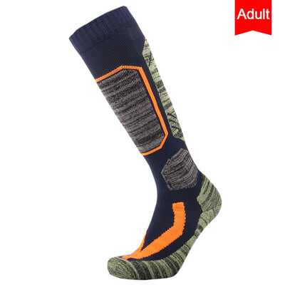 KoKossi ziemas termiskās garās caurules slēpes sabiezinātas zeķes dvieļu apakšdaļa, mīksta, nodilumizturīga āra sporta snovborda zeķes unisex