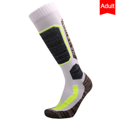 KoKossi ziemas termiskās garās caurules slēpes sabiezinātas zeķes dvieļu apakšdaļa, mīksta, nodilumizturīga āra sporta snovborda zeķes unisex