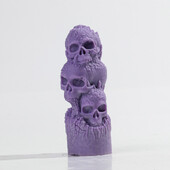 3D halloween csontváz halmozott gyertya szilikon forma kézzel készített koponyafej aromaterápiás gyertya gipsz gyanta forma Halloween dekor