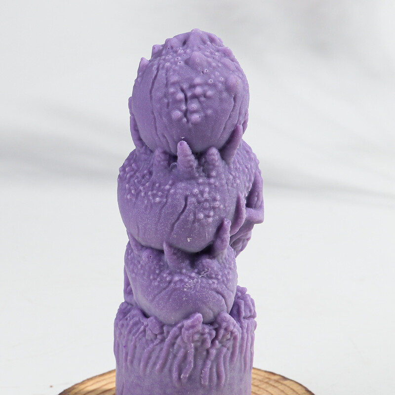 3D halloween csontváz halmozott gyertya szilikon forma kézzel készített koponyafej aromaterápiás gyertya gipsz gyanta forma Halloween dekor