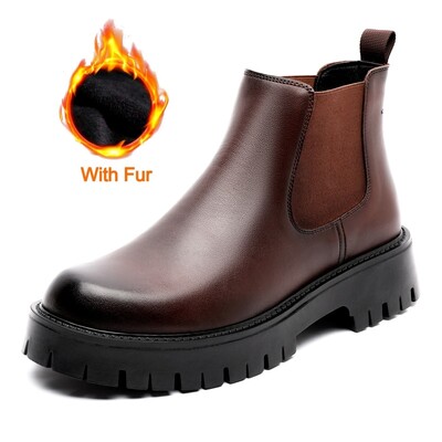 Cizme chelsea italiene de vârf înalte pentru bărbați 2023, de brand de lux, la modă, ocazional, cizme din piele, cu platformă respirabilă, cizme cu vârf rotund