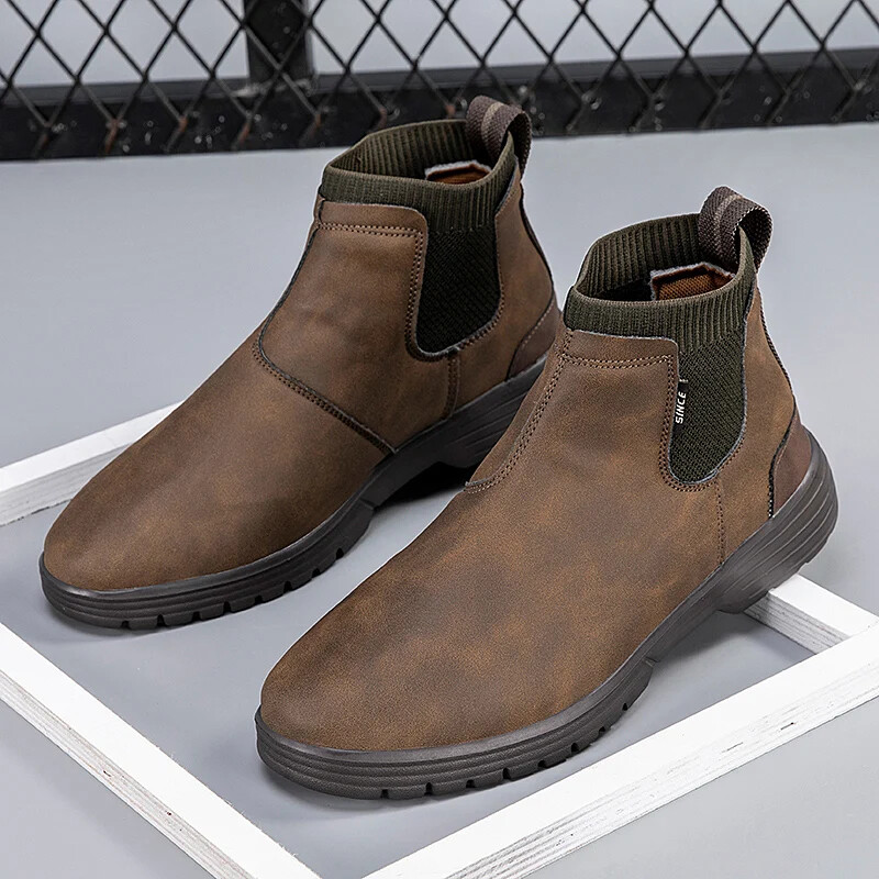 Cizme noi pentru bărbați, piele, impermeabile, pentru bărbați, cizme chelsea, de designer de marcă, în Italia, cizme rochie, moda bărbați, cizme de afaceri, mărime mare