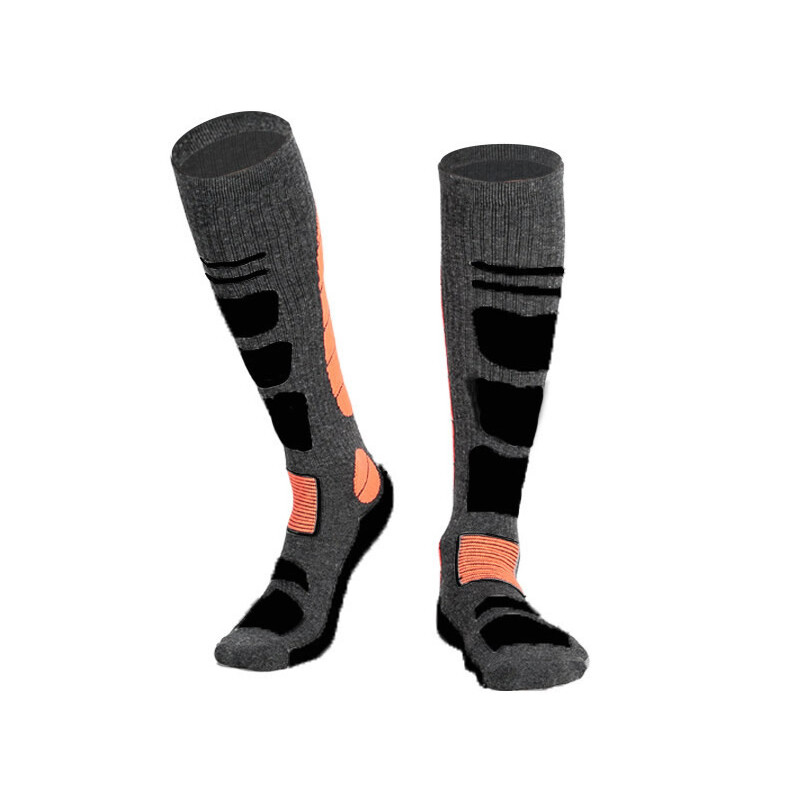 Ziemas slēpošanas zeķes Unisex Merino vilnas Biezākas Termozeķes Ceļgaliem Augstas Sports Snovbords Riteņbraukšana Pieaugušo jāšanas zeķes