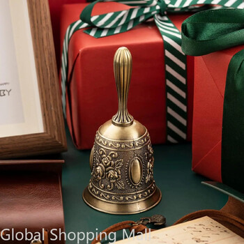 Christmas Hand Bells Call Bell Wedding Bell για Υπηρεσία εστιατορίου Bell Bar Jingle Classroom Εκκλησία Σχολείο Συναγερμός Διακόσμηση σπιτιού