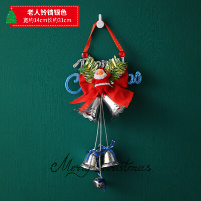 2023. aasta jõulukaunistused Rippuvad jõulupuu kaunistused Topeltkellade stseenide paigutus Poeaken Piduliku atmosfääri kaubad