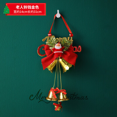 2023. aasta jõulukaunistused Rippuvad jõulupuu kaunistused Topeltkellade stseenide paigutus Poeaken Piduliku atmosfääri kaubad