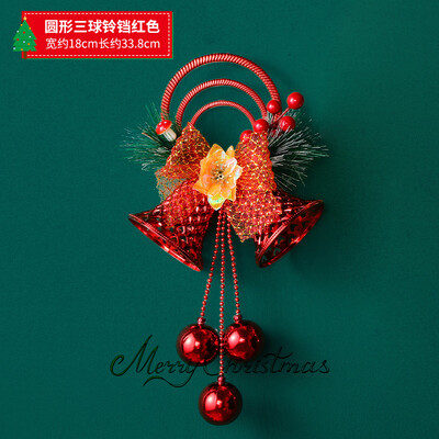 2023. aasta jõulukaunistused Rippuvad jõulupuu kaunistused Topeltkellade stseenide paigutus Poeaken Piduliku atmosfääri kaubad