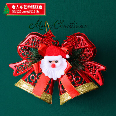 2023. aasta jõulukaunistused Rippuvad jõulupuu kaunistused Topeltkellade stseenide paigutus Poeaken Piduliku atmosfääri kaubad