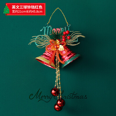 2023. aasta jõulukaunistused Rippuvad jõulupuu kaunistused Topeltkellade stseenide paigutus Poeaken Piduliku atmosfääri kaubad