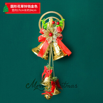 2023. aasta jõulukaunistused Rippuvad jõulupuu kaunistused Topeltkellade stseenide paigutus Poeaken Piduliku atmosfääri kaubad