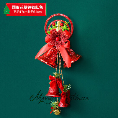 2023. aasta jõulukaunistused Rippuvad jõulupuu kaunistused Topeltkellade stseenide paigutus Poeaken Piduliku atmosfääri kaubad