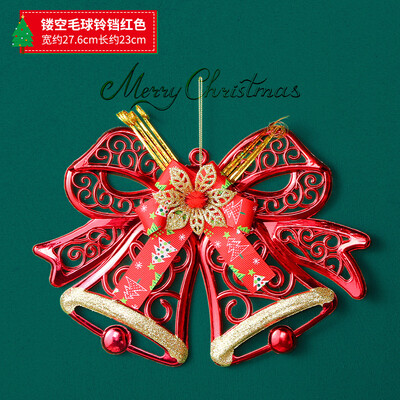 2023. aasta jõulukaunistused Rippuvad jõulupuu kaunistused Topeltkellade stseenide paigutus Poeaken Piduliku atmosfääri kaubad