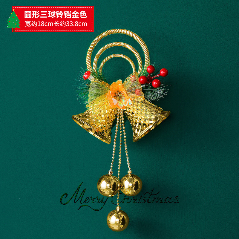 2023. aasta jõulukaunistused Rippuvad jõulupuu kaunistused Topeltkellade stseenide paigutus Poeaken Piduliku atmosfääri kaubad