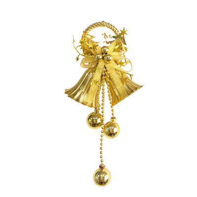 Ziemassvētku eglīšu kuloni Vintage piekarināmā zvana ornaments Mājas kāzu Jaungada ballīšu rotājumi Dekorācijas Ziemassvētku dekors