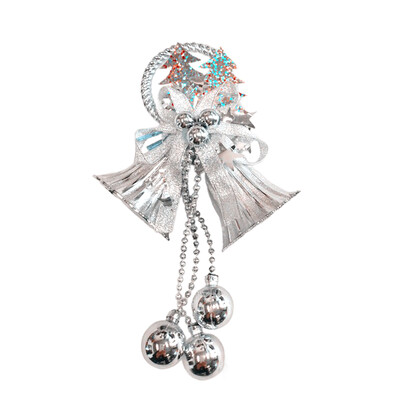 Ziemassvētku eglīšu kuloni Vintage piekarināmā zvana ornaments Mājas kāzu Jaungada ballīšu rotājumi Dekorācijas Ziemassvētku dekors