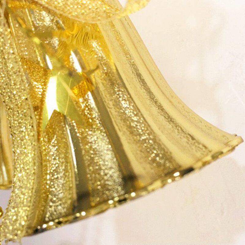 Ziemassvētku eglīšu kuloni Vintage piekarināmā zvana ornaments Mājas kāzu Jaungada ballīšu rotājumi Dekorācijas Ziemassvētku dekors