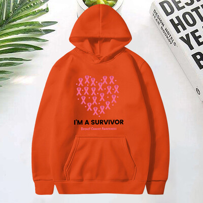 Dukserice s kapuljačom s motivom raka dojke Muške/Ženske majice s kapuljačom Ležerna majica s kapuljačom Pulover osobnosti