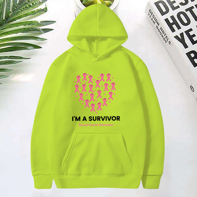 Dukserice s kapuljačom s motivom raka dojke Muške/Ženske majice s kapuljačom Ležerna majica s kapuljačom Pulover osobnosti