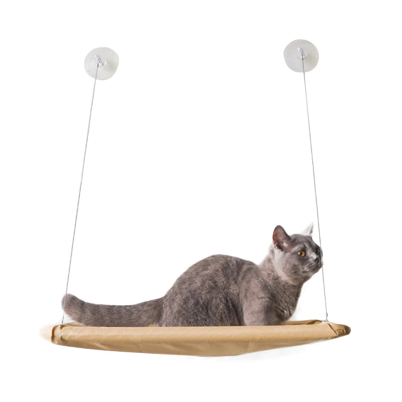 Slatki viseći kreveti za kućne ljubimce Nosač od 20 kg za montažu na prozor za mačke, viseća mreža za mačke, udoban krevet za mačke