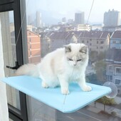 1 set viseća mreža za mačke Lako se postavlja Vakumska čašica Smuđ za mačji prozor Čvrsti krevet za mačke na prozoru Mekane sklopive police Oprema za kućne ljubimce