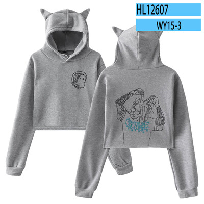 Ronnie Radke Hoodie Sweatshirts Crop top Hoodie Pullovers Printing Singer for Girls Youth Streetwear Clothes