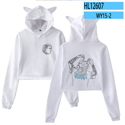 Ronnie Radke Hoodie Sweatshirts Crop top Hoodie Pullovers Printing Singer for Girls Youth Streetwear Clothes