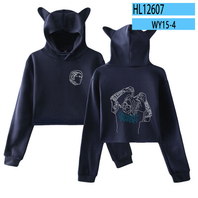 Ronnie Radke Hoodie Sweatshirts Crop top Hoodie Pullovers Printing Singer for Girls Youth Streetwear Clothes