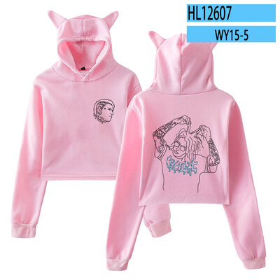 Ronnie Radke Hoodie Sweatshirts Crop top Hoodie Pullovers Printing Singer for Girls Youth Streetwear Clothes