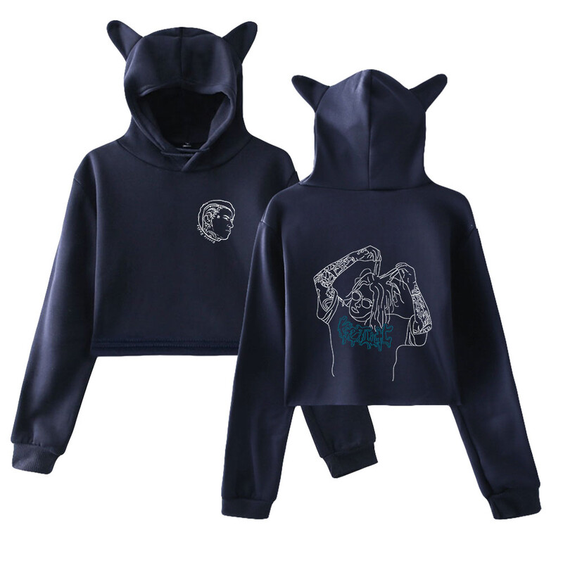 Ronnie Radke Hoodie Sweatshirts Crop top Hoodie Pullovers Printing Singer for Girls Youth Streetwear Clothes