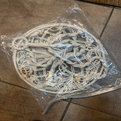 Lemmiklooma kassi võrkkiik kiikvoodi Bohemian käsitsi kootud seinavaibast puuvillane makraam kodu välisseinale riputamiseks ilma padjata