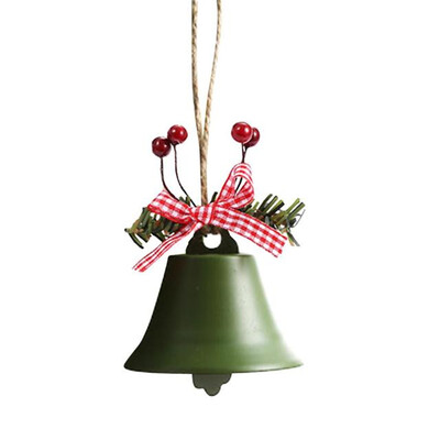 Clopoțel de Crăciun Roșu Alb Verde Metal Jingle Bells Pom de Crăciun suspendat Ornament pentru decorațiuni de Crăciun