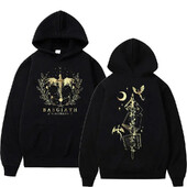 Basgiath War College Fourth Wing Hoodie Muška Ženska Moda Retro Dragon Rider Sweatshirt Široki pulover Odjeća Prevelika Hoodie