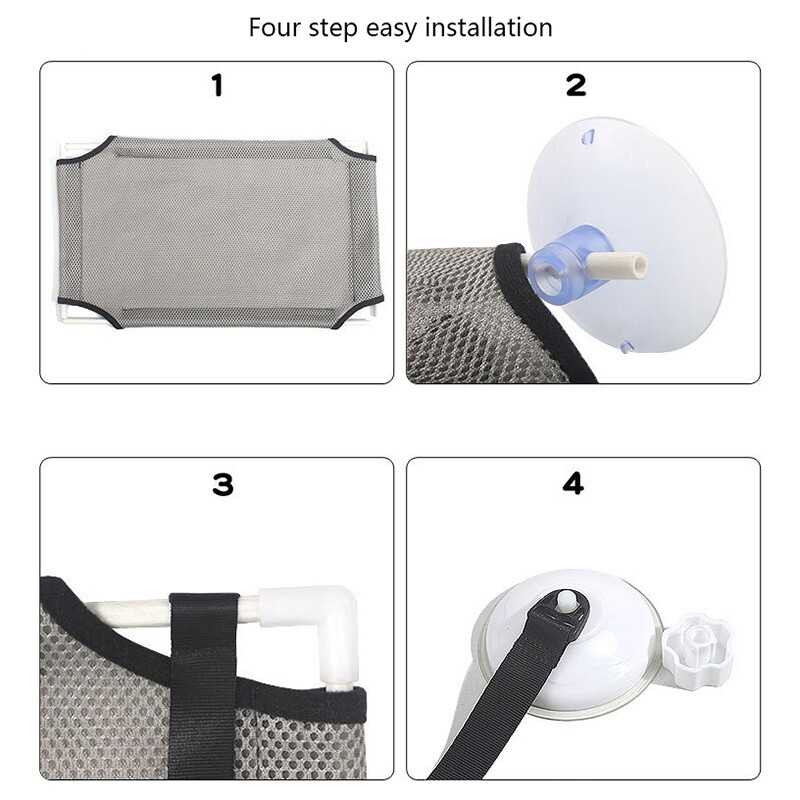 Hojdacia sieť pre mačky, posteľ pri okne, slnečné sedadlo pre mačiatka, závesný držiak, postele, mačacia pohovka, hranie, dvojposchodové tunely, prísavka na stenu, zavesenie pre domáce zvieratá