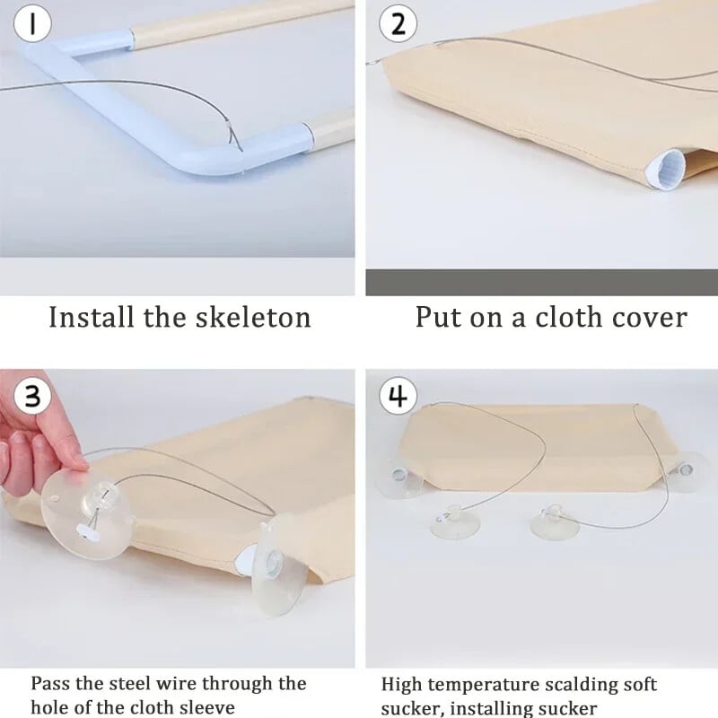 Pat agățat pentru pisici Hamac pentru pisici pentru animale de companie Pat aerian pentru pisici Casă pentru pisici Cadru de cățărare Fereastră însorită Scaun Cuib rulment 20 kg Accesorii pentru animale de companie