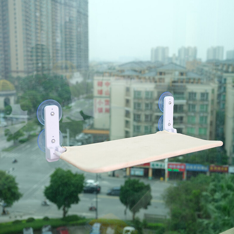 Pat pliabil agățat pentru pisici Hamac pentru pisici pentru animale de companie, aer însorit, fereastră montată, casă pentru pat pentru pisici, cadru de alpinism pentru pisoi durabil, accesorii pentru animale de companie