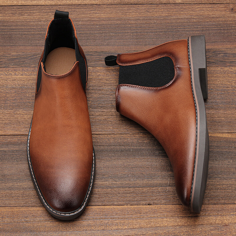 40~46 Chelsea čizme, muške udobne modne kožne muške čizme marke 2024. #KD136