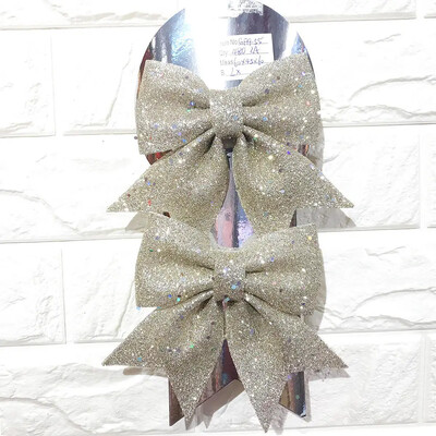 2 τμχ Μεγάλοι φιόγκοι Χριστουγεννιάτικο δέντρο στολίδια παπιγιόν Δώρο Δώρο γιορτινή διακόσμηση εσωτερικών χώρων Χριστουγέννων Χριστουγεννιάτικη διακόσμηση