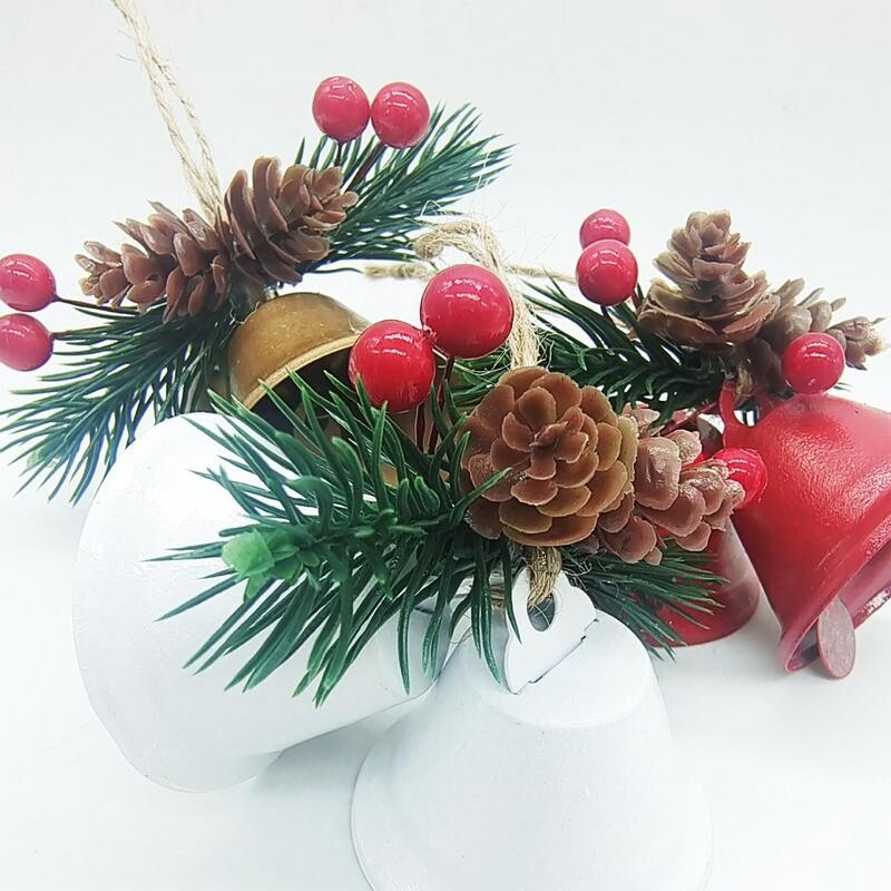 Ziemassvētku zvani Metāla zvani, kokā piekaramie kuloniņi, zvaniņi Ziemassvētku eglīšu pildviela Dekoratīvie zvani Amatniecības zvani