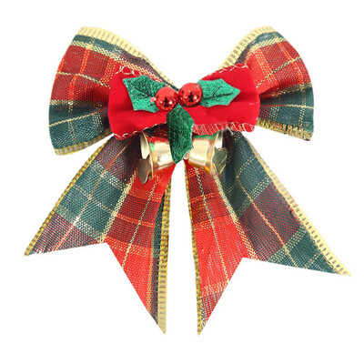 4db karácsonyi masni harangok karácsonyi fakoszorúk, függő medálok, mini masnis díszek, barkácsolás kézműves ajándékok 2025 újévre Navidad