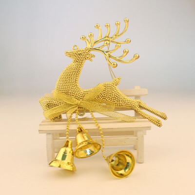 1PC božićni blagdanski ukrasi jelensko zvono privjesak ukrasni DIY božićni party rekviziti za uređenje doma