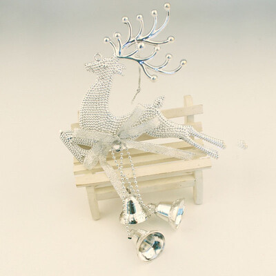 1PC božićni blagdanski ukrasi jelensko zvono privjesak ukrasni DIY božićni party rekviziti za uređenje doma