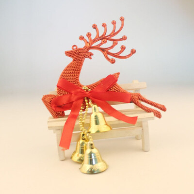 1PC božićni blagdanski ukrasi jelensko zvono privjesak ukrasni DIY božićni party rekviziti za uređenje doma