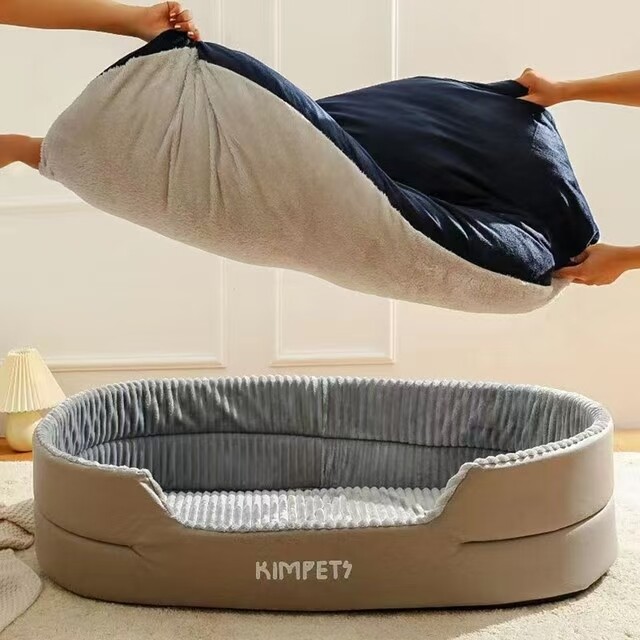 Podebljani topli krevet za mačke za kućne ljubimce Uklonjive košare za mačke koje se mogu prati Podloga za jastuke Četvrtasta plišana kućica za male srednje pse na razvlačenje