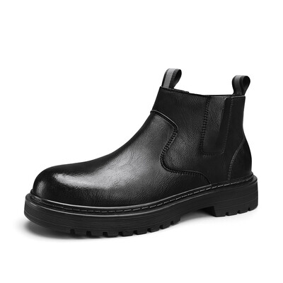 Muške zimske čizme za 2023. Chelsea poslovne čizme Nove muške radne čizme protiv klizanja Jednostavne udobne vanjske cipele Motociklističke čizme